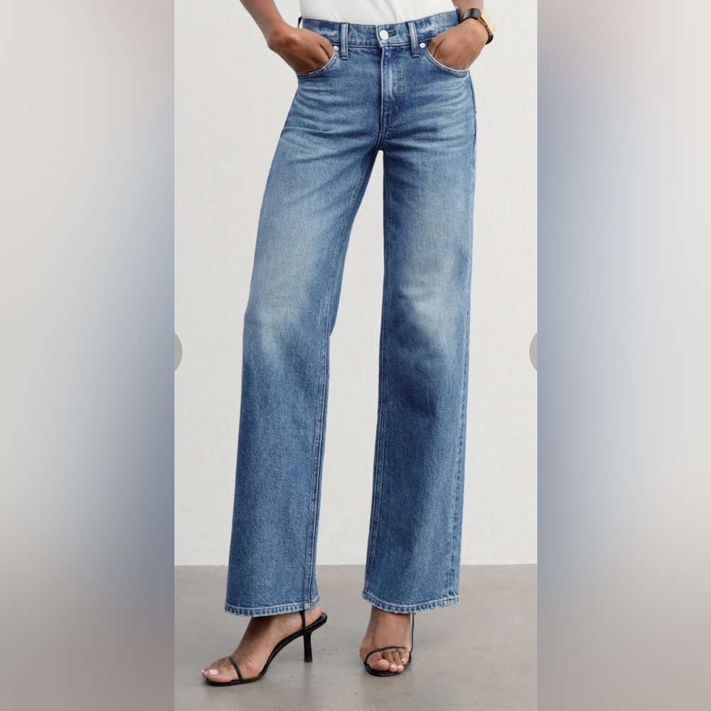 AYR SECRET SAUCE size 25R (regular 31.5” inseam)  in Good Mood wash.